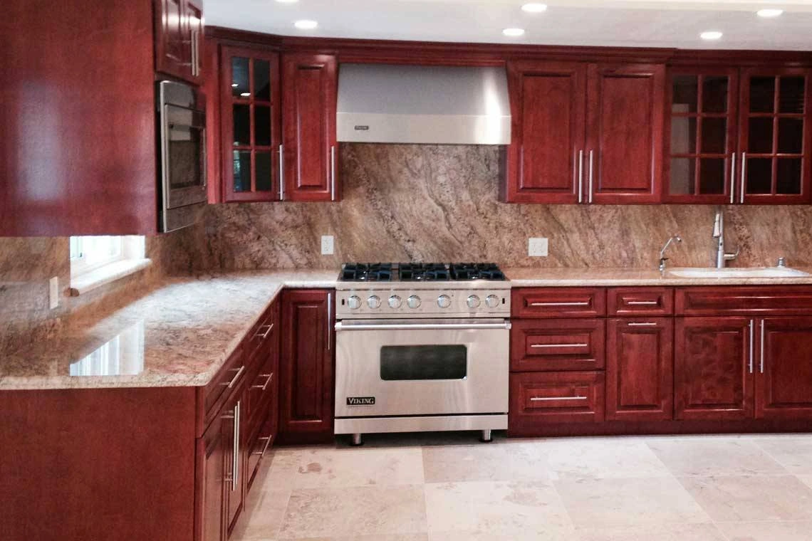 KITCHEN REMODELING · CABINETRY & TILE BACKSPLASH